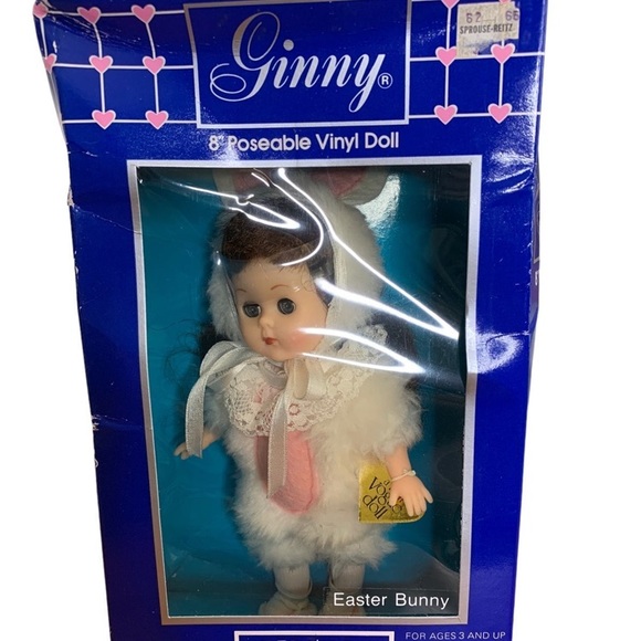 Vogue Ginny Vintage 1984 8” poseable Easter bunny vinyl doll toys: - Picture 1 of 10